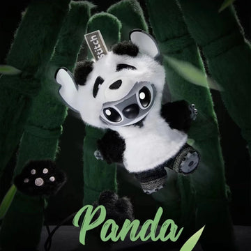 STITCH Panda Vinyl Plush Hanging Card