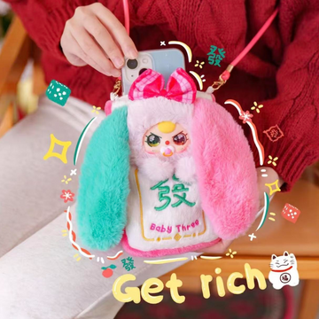 【Link 85】Baby Three Mahjong Mobile Phone Pouch Bag Plush Series Blind Bag