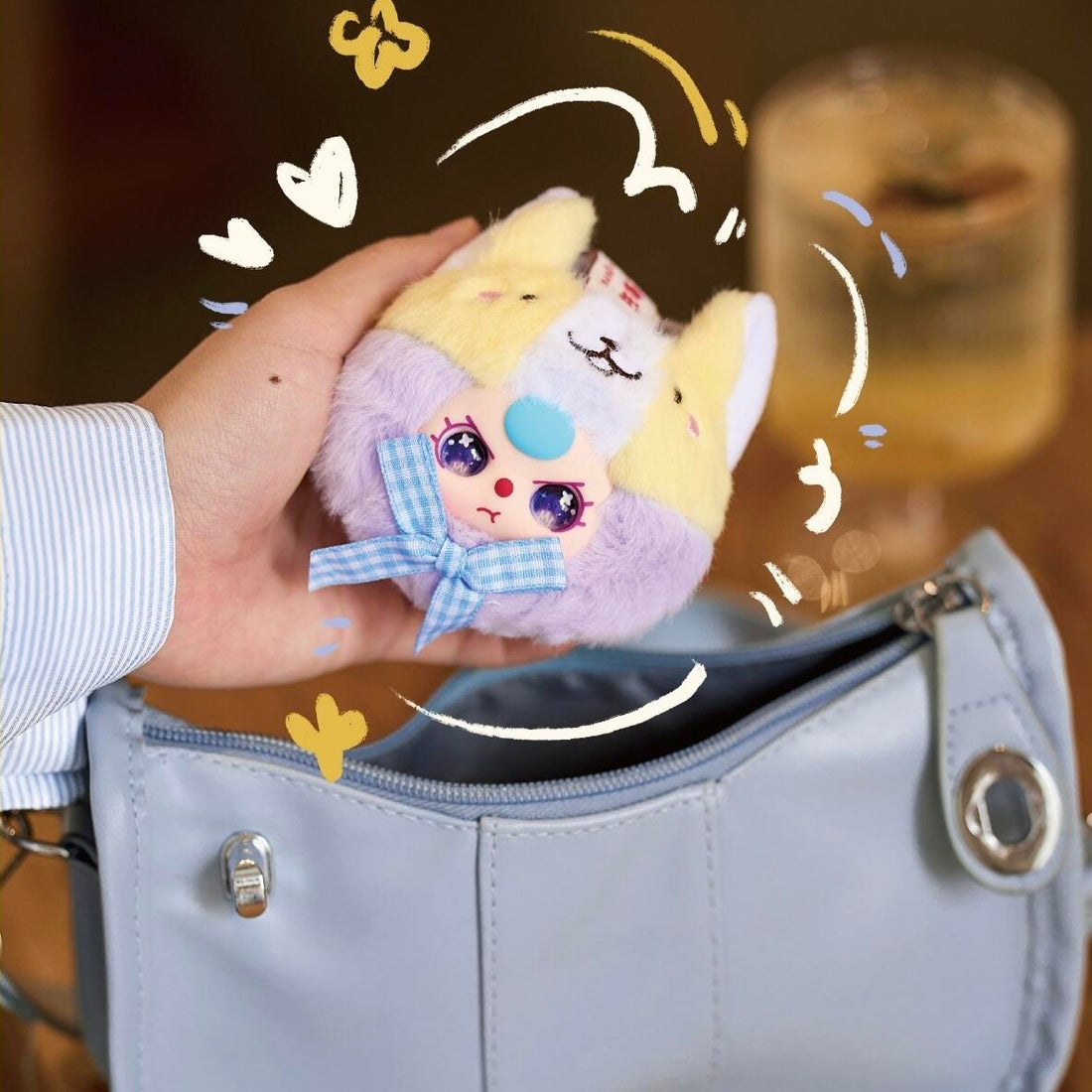 Baby Three Vanity Mirror Plush Blind Box