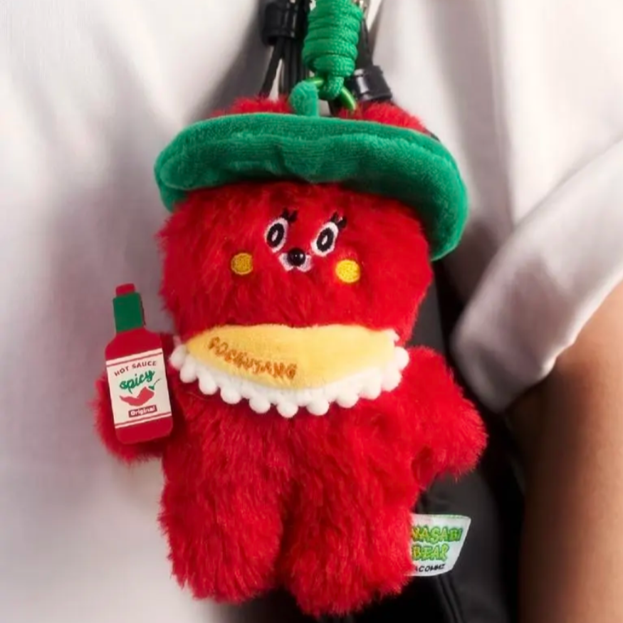 WASABI BEAR Flavor Series Plush Keychain Blind Box