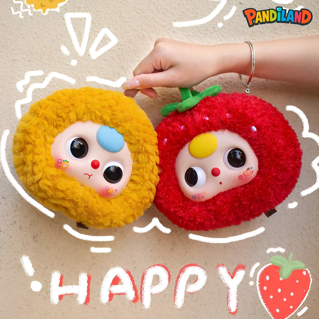 Baby Three V2 Fruit Zipper Bag Plush Series Blind Box