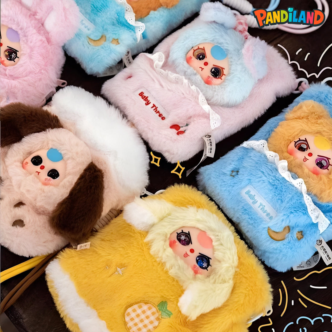 Baby Three Phone Bag Plush Series Blind Box
