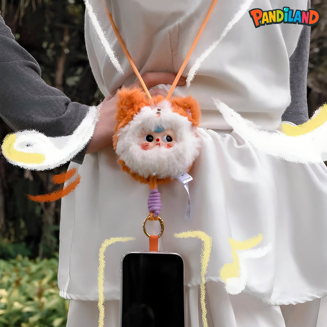 Baby Three Animal Plush Lanyard Series Blind Box