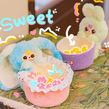 Baby Three Storage Basket Plush Blind Box