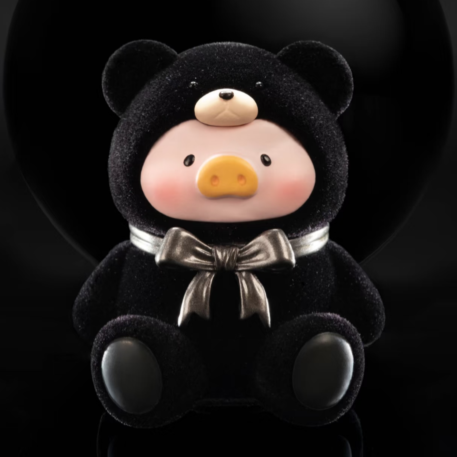 LULU THE PIGGY Chopin Nocturne Teddy Mini Handing Card