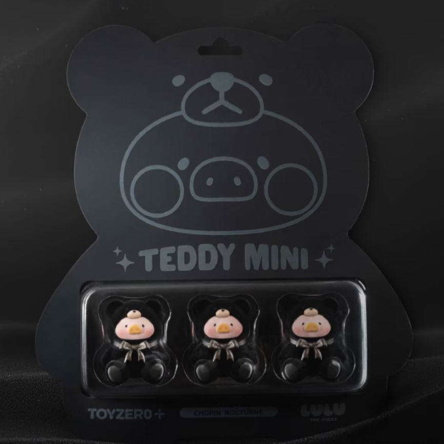 LULU THE PIGGY Chopin Nocturne Teddy Mini Handing Card