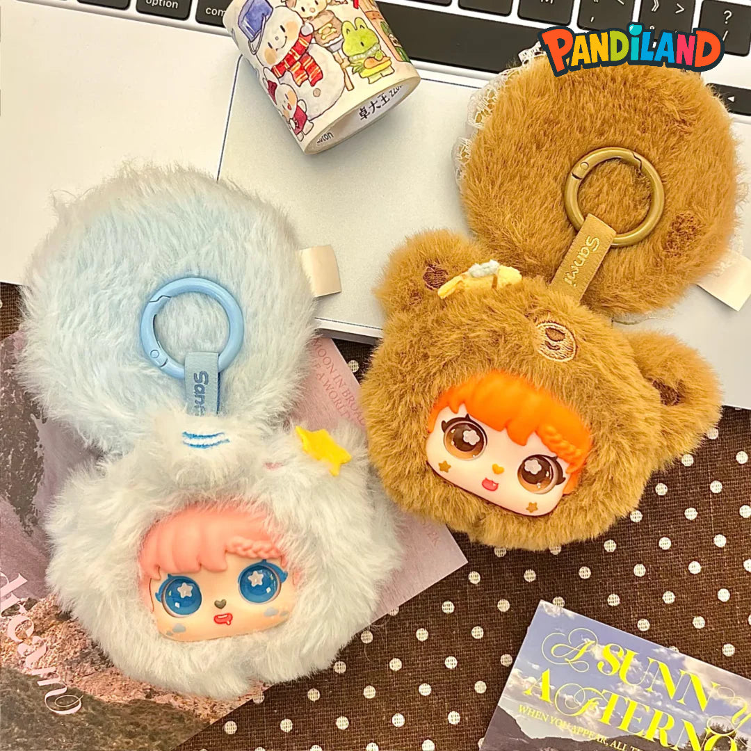 SANMI RABBIT Animal Cosmetic Mirror Plush Series Blind Box