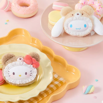SANRIO Fluffy Teddy Bear Plush Pendant Series Blind Box