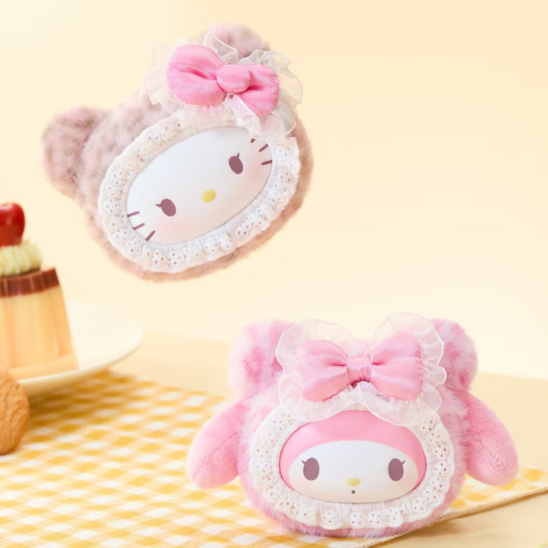 SANRIO Fluffy Teddy Bear Plush Pendant Series Blind Box