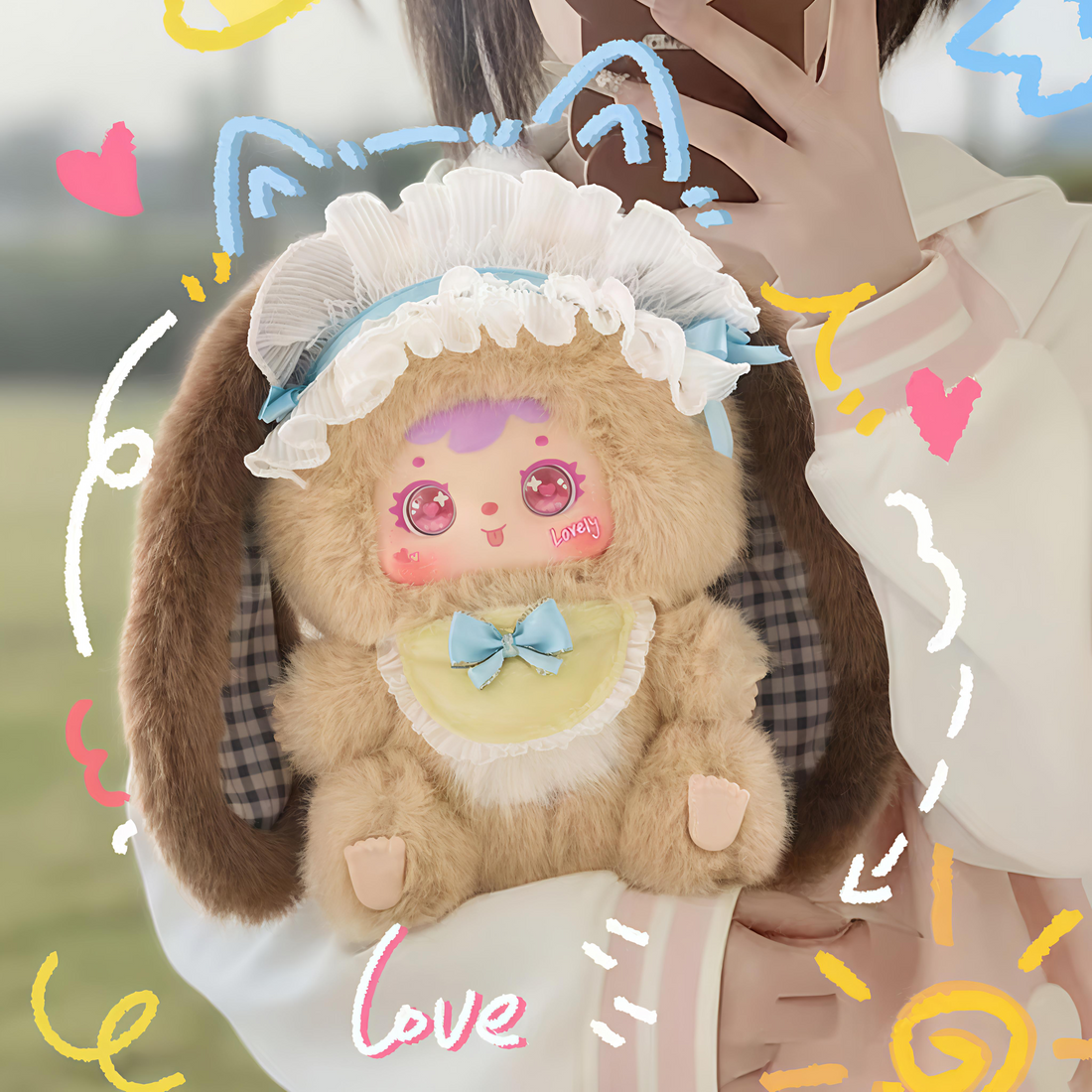 SAMAEL V2 Rabbit Big Family Series Plush Blind Box